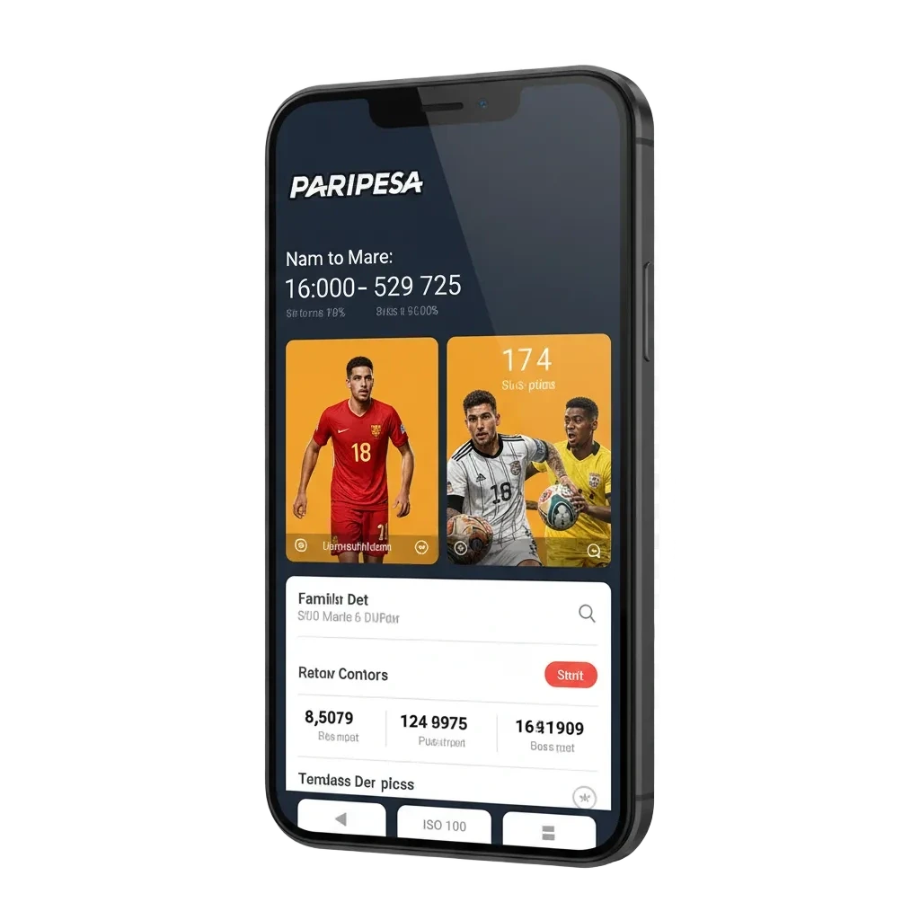 Paripesa ilovasi banneri: Android/iOS yuklab olish, sport tikish va kazino, tez to‘lovlar, 100% bonus 1 000 000 so‘m