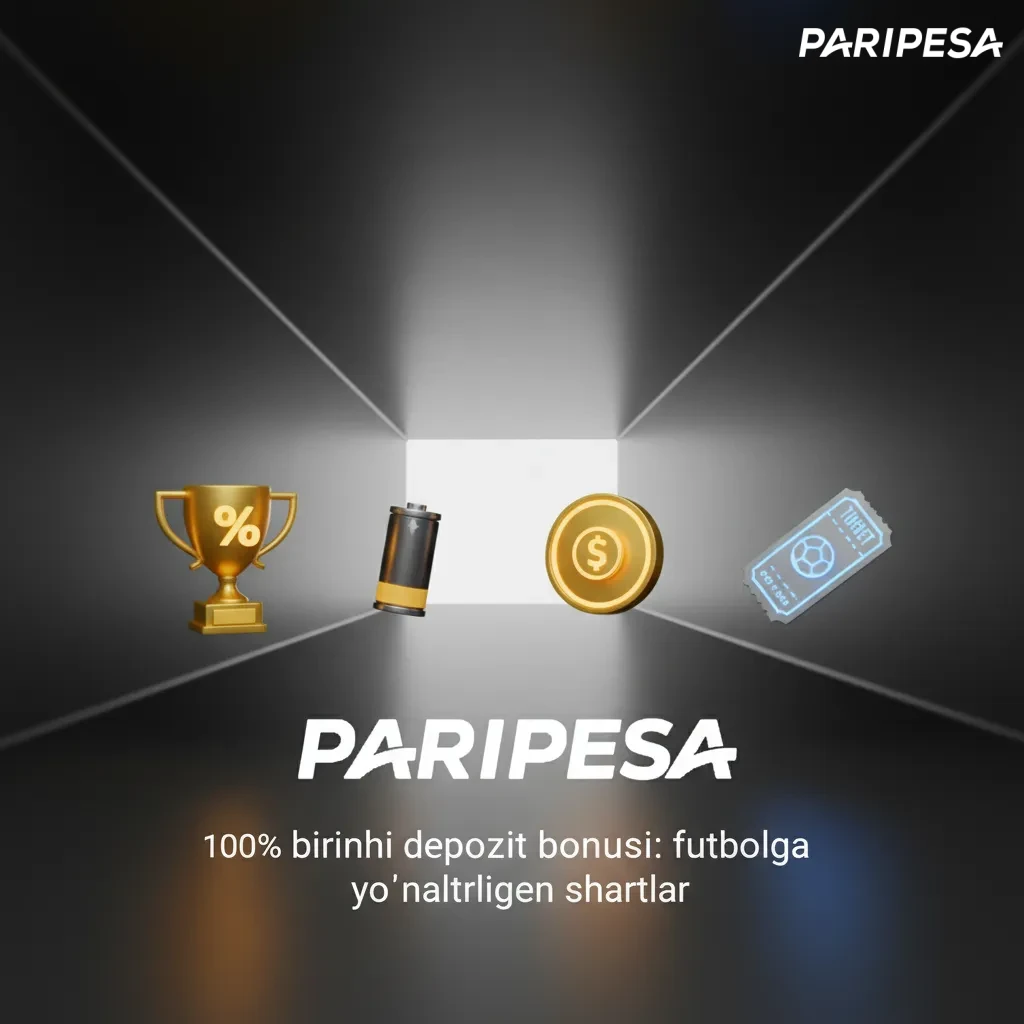 100% birinchi depozit bonusi futbol uchun: 1 000 000 so‘mgacha, min 20 000, 5x aylantirish, 30 kun, 18+