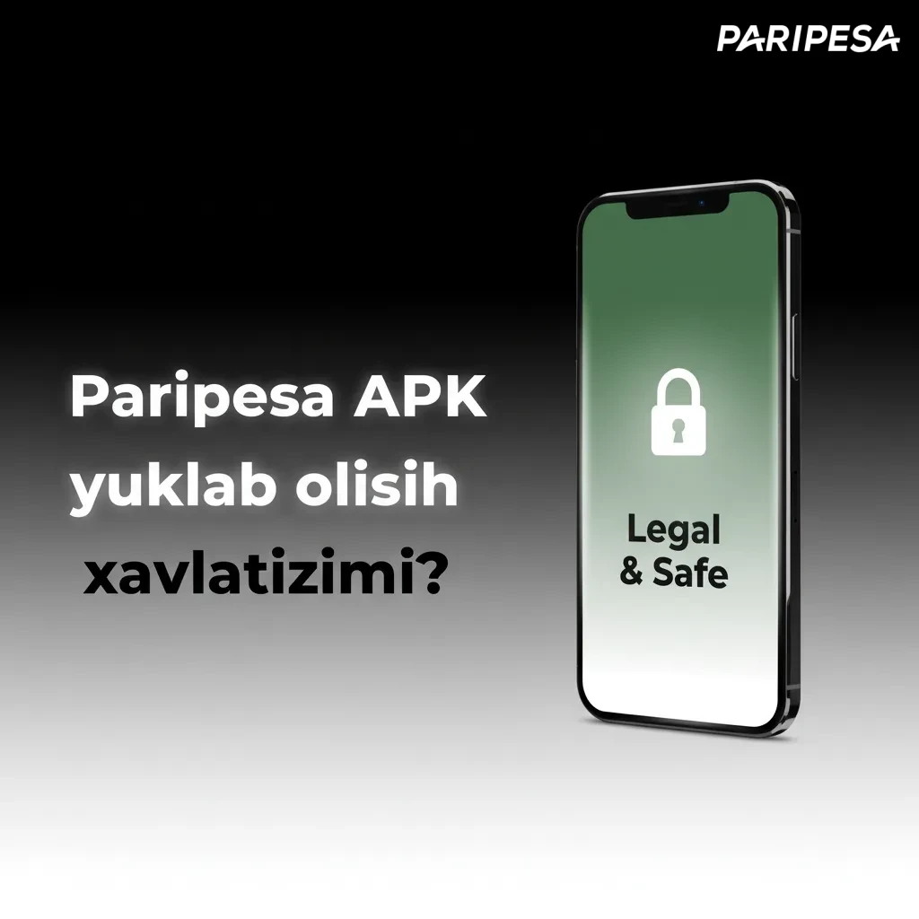 Paripesa APKni rasmiy manbadan yuklab olish xavfsiz: litsenziya, SSL sertifikatlari va kuchli shifrlash bilan himoyalangan