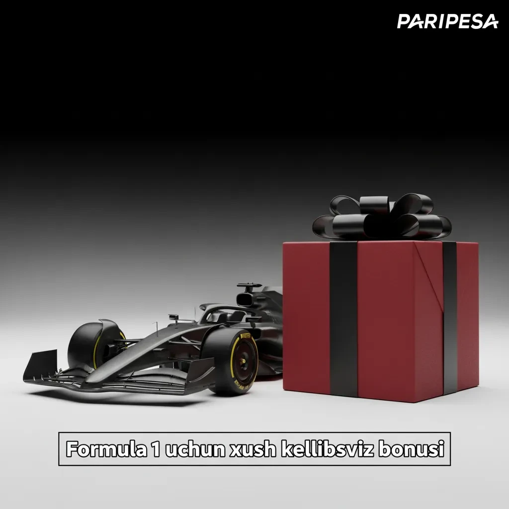 Formula 1 uchun xush kelibsiz bonusi: yangi foydalanuvchilarga 100% gacha birinchi depozit, F1 garovlariga amal qiladi