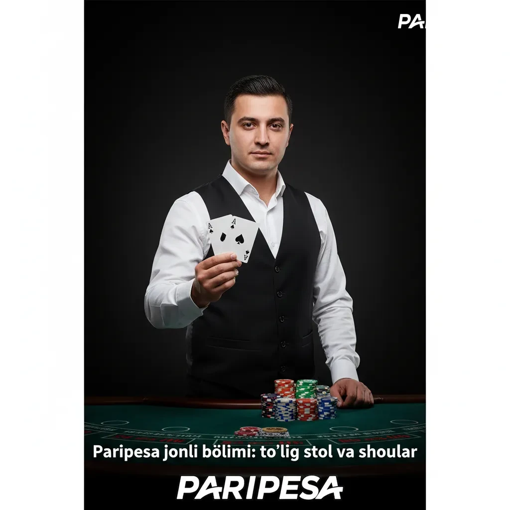 Paripesa jonli bo‘limi: ruletka, blackjack, baccarat, poker, TV o‘yinlari; 200+ o‘yin, HD oqim, Pragmatic, Ezugi, TVBET