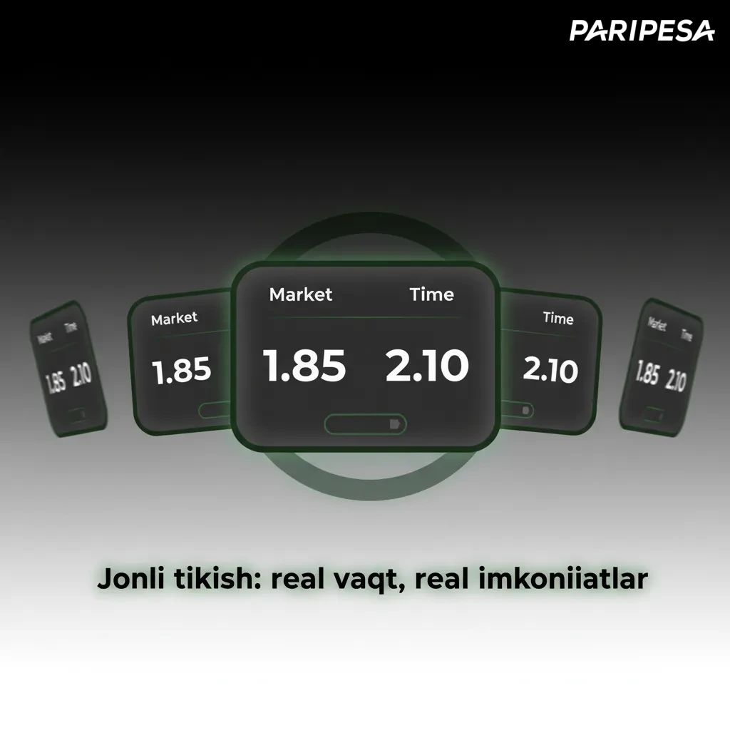 Jonli tikish interfeysi: futbol, tennis, basketbol, voleybol; tez yangilanuvchi koeffitsientlar, keshout va statistika