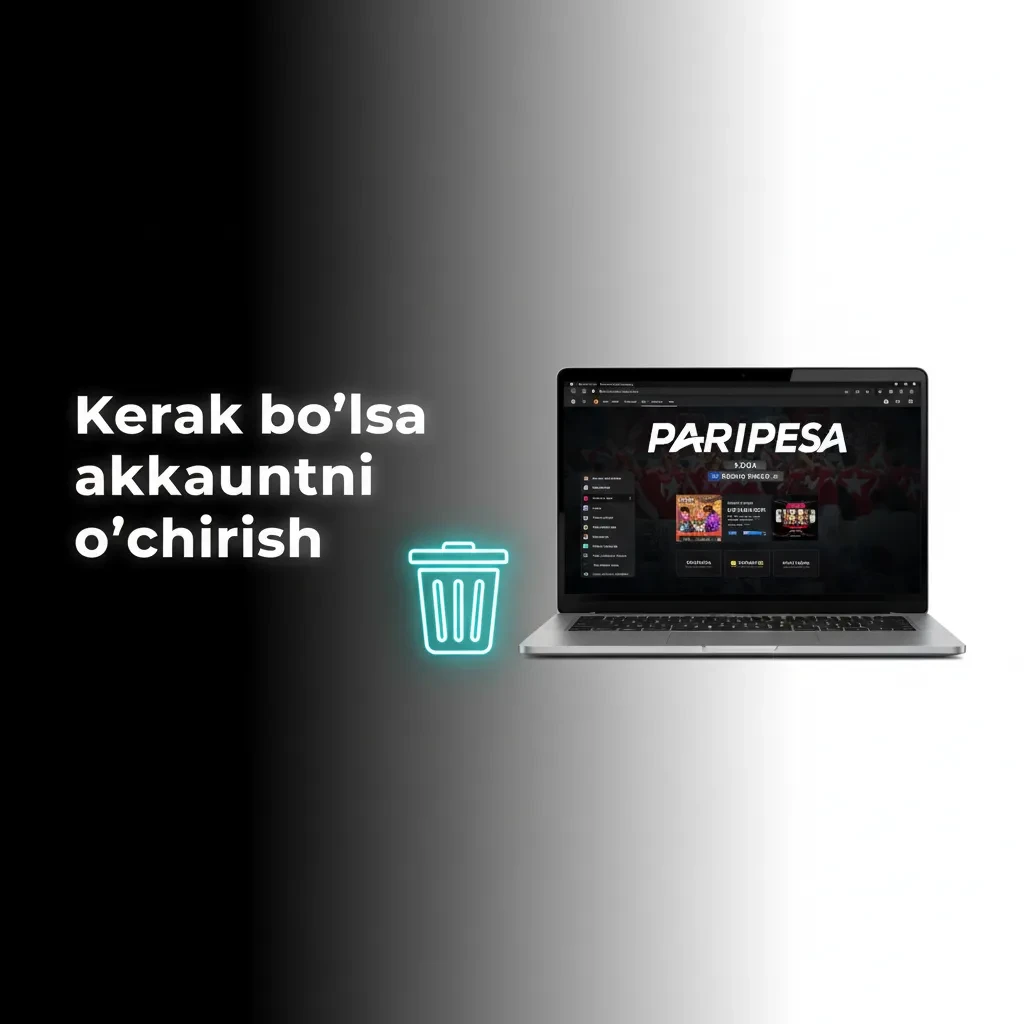 Akkauntni o‘chirish qadam-baqadam: chatda so‘rov, shaxsni tasdiqlash, qoldiqni yechish, tasdiqni kutish.