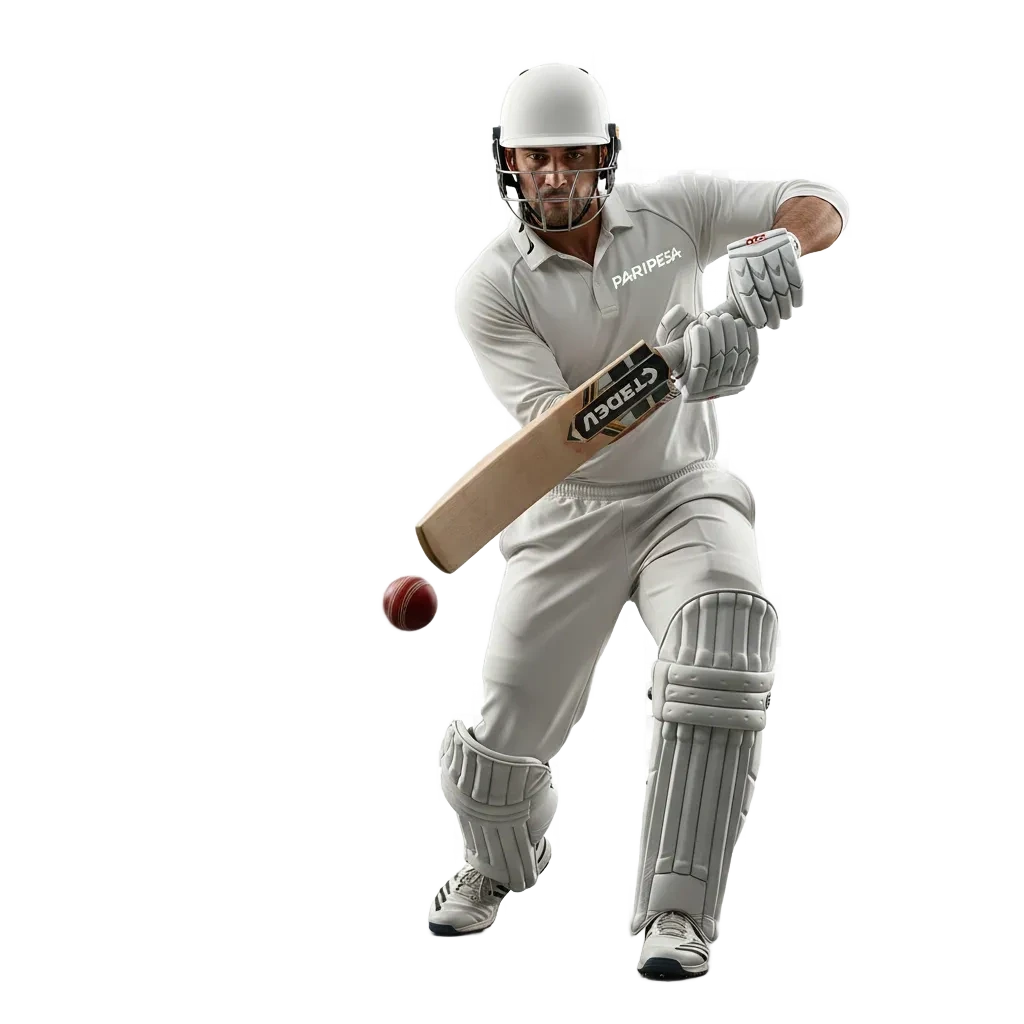 Paripesa kriket: Test, ODI va T20 garovlari, jonli koeffitsientlar, 100% birinchi depozit bonusi banneri