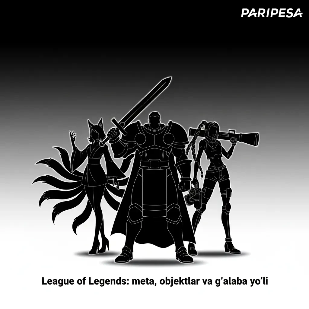 League of Legends sahnasi: jamoa jangi, dragon va baron ob’ektlari, esports turnirlari — Worlds, MSI, LCK, LPL, LEC