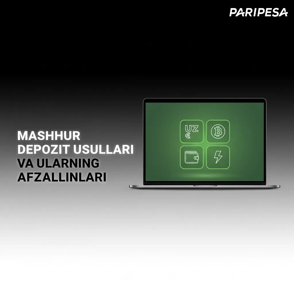 Infografika: O‘zbekistonda mashhur depozit usullari va afzalliklari — Uzcard, Humo, Payme, Click QR, Skrill, USDT, Monero.