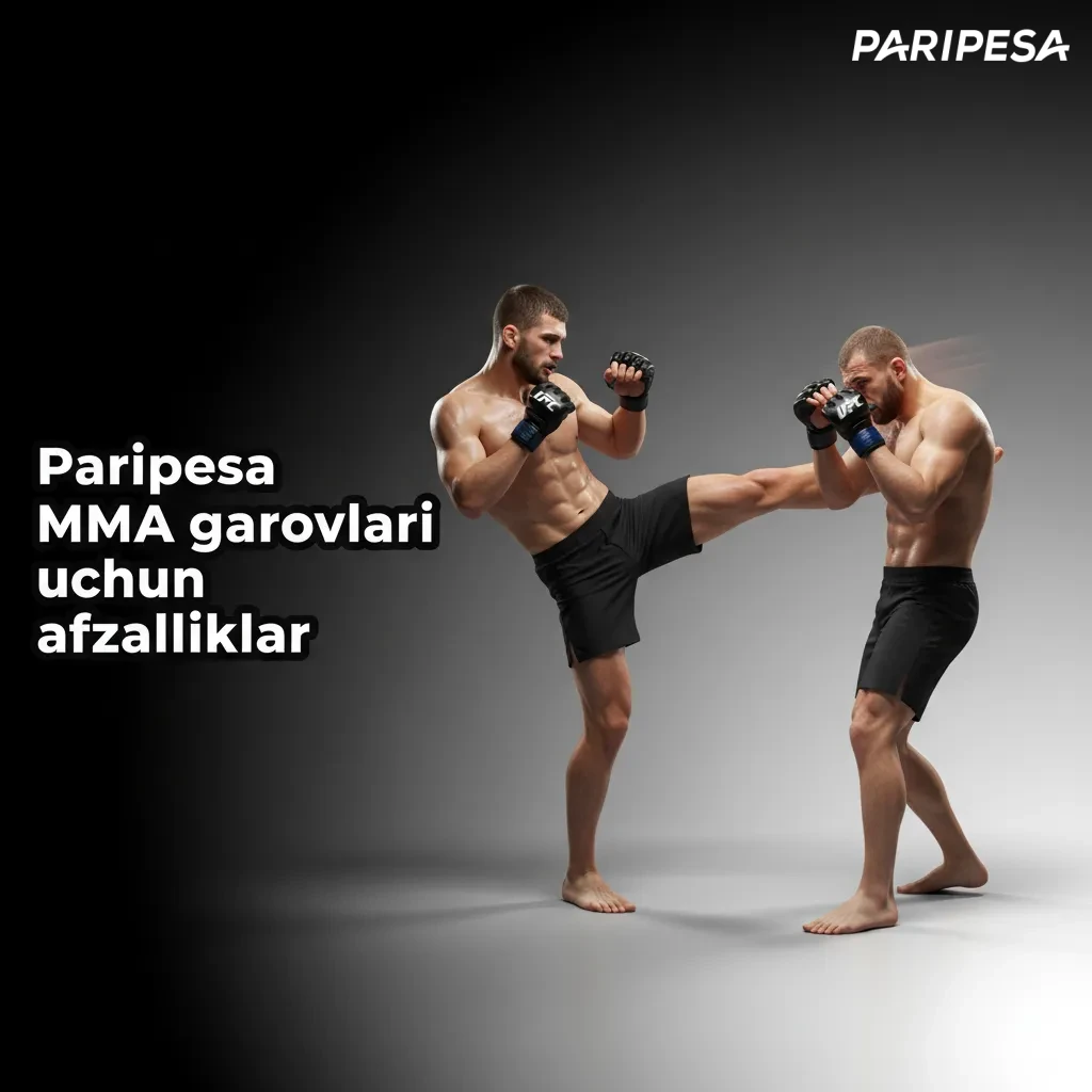 Paripesa MMA garovlari afzalliklari: keng bozorlar, jonli garovlar, keshaut, raqobatbardosh koefflar, UZS, past stavkalar.