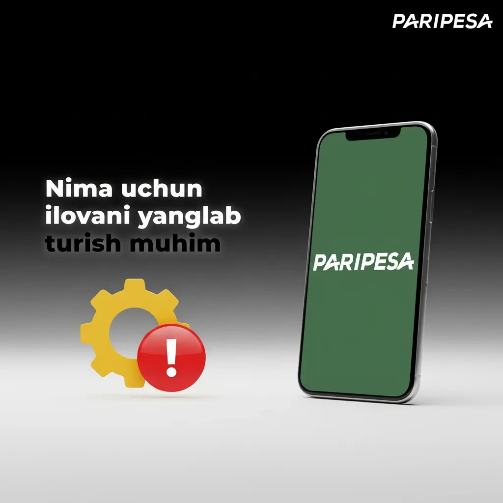 Smartfon ekrani: ilovani yangilash xatolarni tuzatadi, tezlik va xavfsizlikni oshiradi, yangi bozorlarni qo‘shadi.