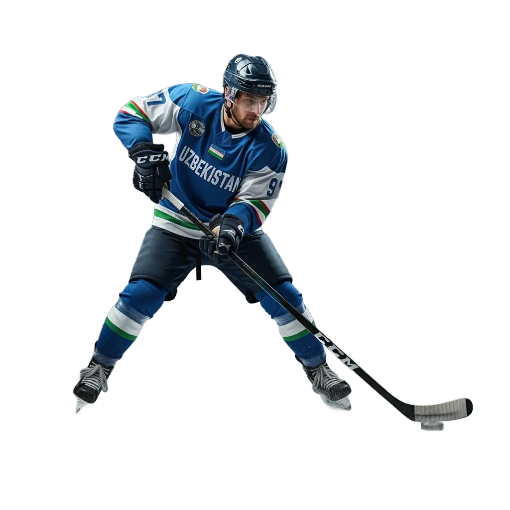 O‘zbekistonda muz xokkeyi stavkalari: jonli va oldindan bozorlar, UZS koeffitsiyentlar, to‘lovlar va xush kelibsiz bonus.