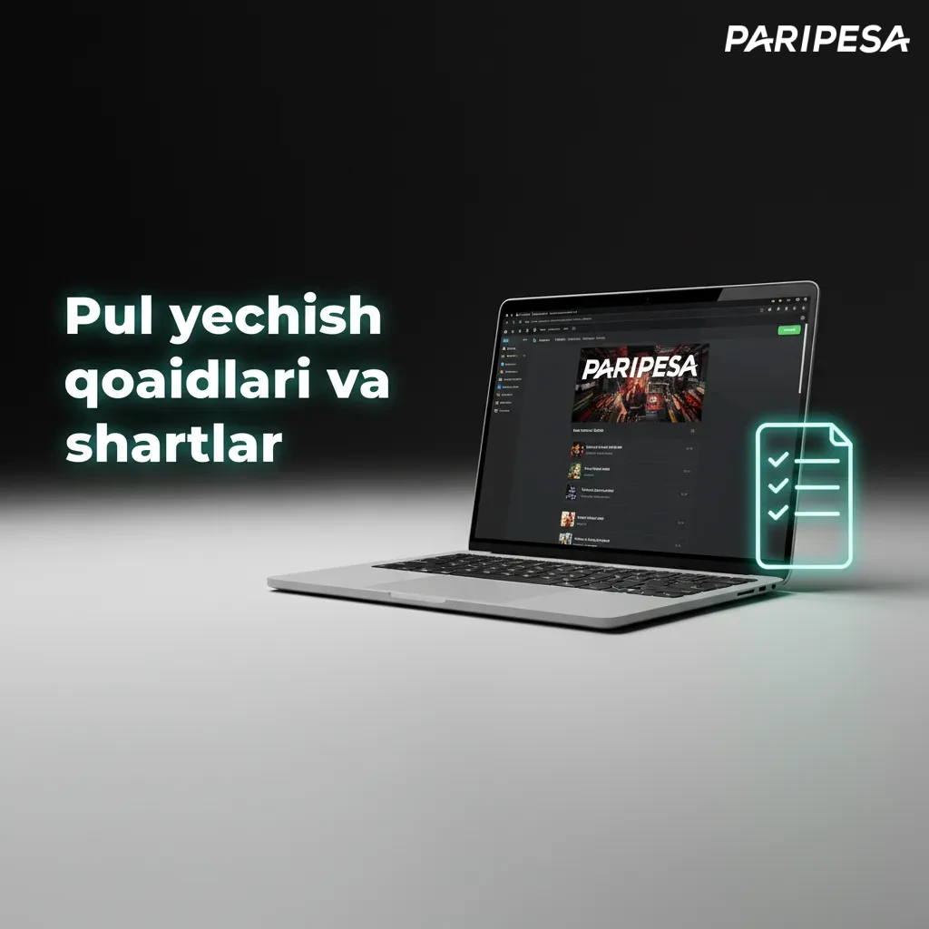 O‘zbekistonda Paripesa pul yechish qoidalari: verifikatsiya, o‘z nomga to‘lov, bonus garovi, limitlar, konvertatsiya