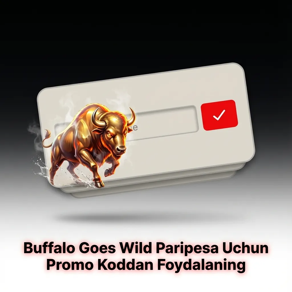 Buffalo Goes Wild slot game promotion on Paripesa with BUFFALO100 promo code for bonus activation