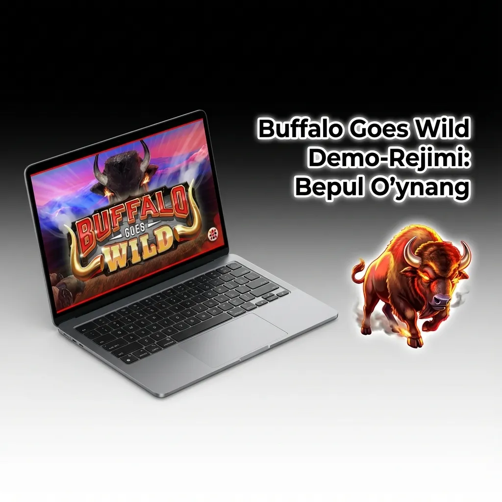 Buffalo Goes Wild slot demo game showing free play mode with bonus features and game mechanics on Paripesa platform