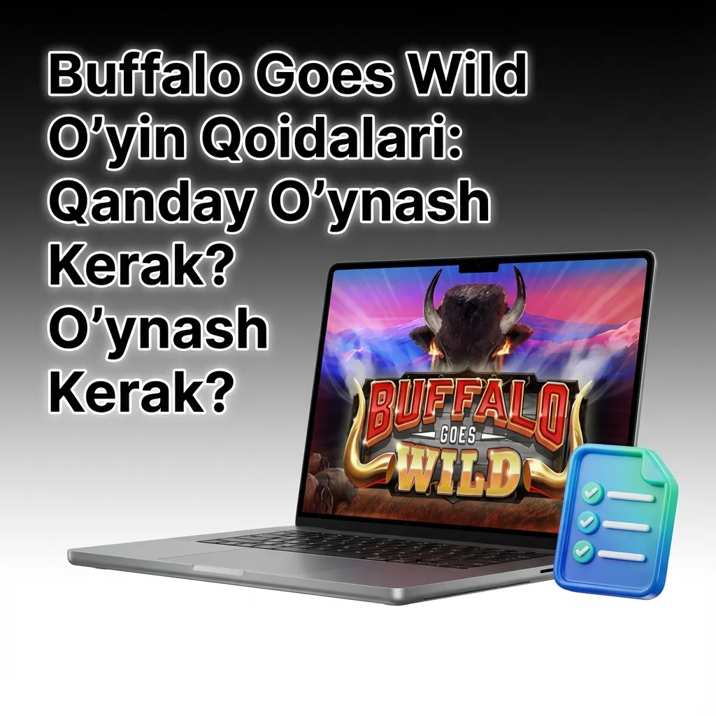 Buffalo Goes Wild slot game interface showing 5 reels, 3 rows, with Wild and Scatter symbols on display