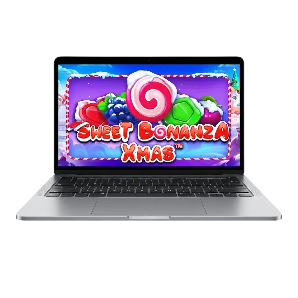 Sweet Bonanza Xmas slot game with festive candy symbols and Christmas theme on Paripesa casino platform